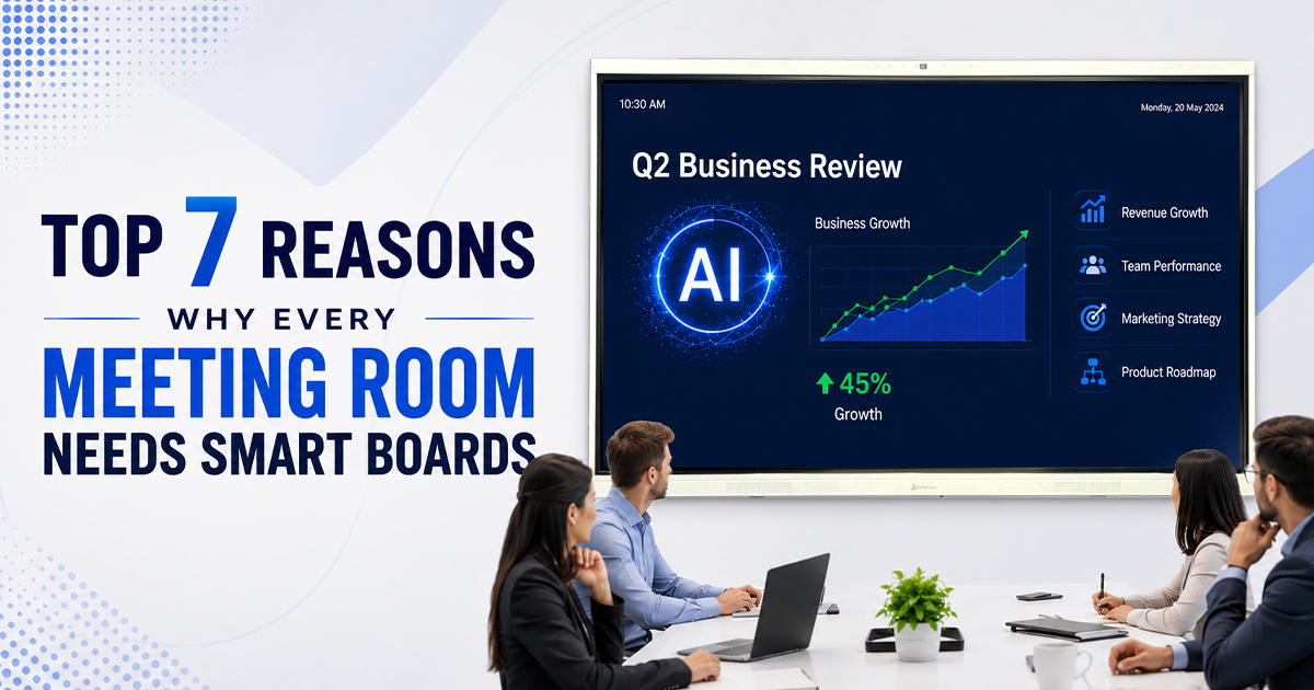Top 7 Reasons Why Every Meeting Room Needs Smart Boards